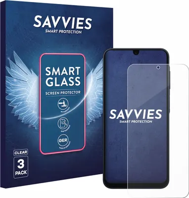 Produktbild von 3x Savvies Schutzglas Folie für Samsung Galaxy A16 5G / A17 5G / F17 / F17 5G 9H Panzer Schutzfolie Glas Displayschutz klar transparent