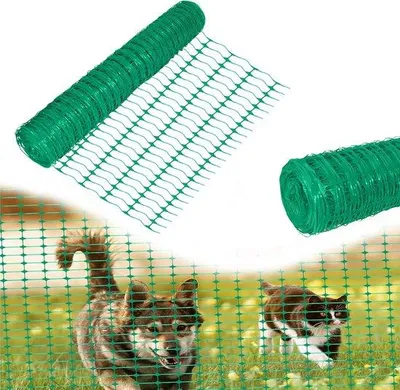 Produktbild von Famanu Sicherheitsnetz 30 Meter - Grünes Kunststoff-Abschlussschild