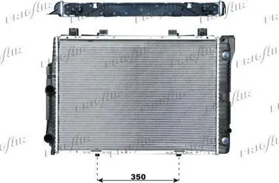 Produktbild von FRIGAIR 0106.3002 Kühler Wasserkühler Motorkühler passend für MERCEDES-BENZ S-Klasse Limousine (W140)