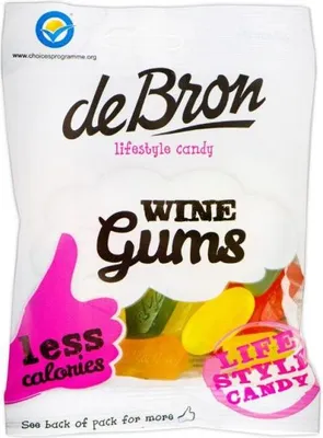 Produktbild von de Bron Winegums sugarfree 100g