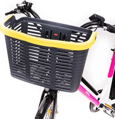 Immagine prodotto di Urban Prime UP-BSK-EBK Cestino e borsa per bicicletta Frontale Cestino per biciclette Plastica Nero, Giallo