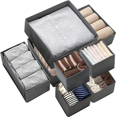 Produktbild von Schubladeneinleger-Set, 8-teilig, opvoubar, für Babykleidung