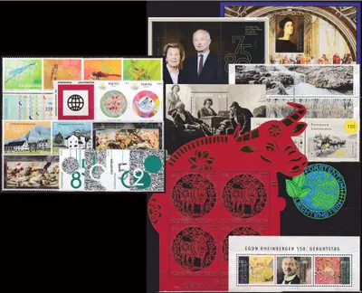 Produktbild von Liechtenstein 2020 postfrisch ** Nr. 1969-1999 Block 35-38