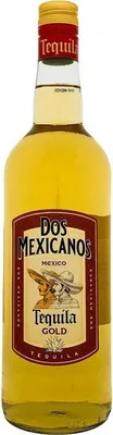 Produktbild von Dos Mexicanos Tequila Gold 1000ml 35% Vol.