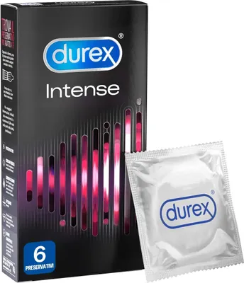 Image de Préservatifs Durex Intensive Stimulants avec nervures 6 pièces