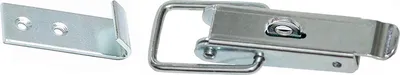 Produktbild von 2 Spannverschluss Kistenverschluss 75 x 27 x 3 mit Schlossöse Gegenhaken Gerade