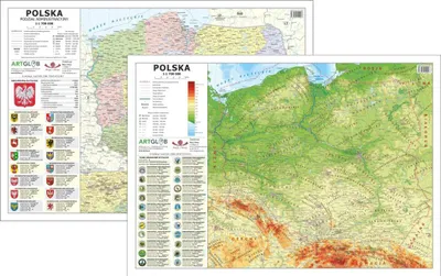 Immagine prodotto di Polonia 1:1 700.000. Base cartografica/manuale laminata, fronte-retro. Fisico/amministrativo. Edizione 2026