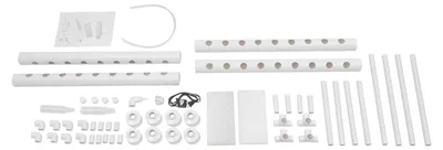 Immagine prodotto di Kit per la coltivazione idroponica, facile da assemblare, materiali resistenti, colore: bianco
