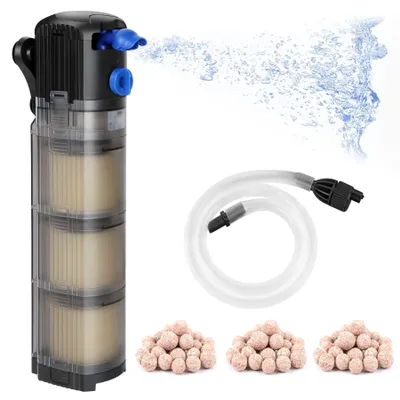 Obrázek produktu pro Akvarijní vnitřní filtr, 25 W - Nastavitelný průtok 1500 l/h - Vhodný pro akvária o objemu 100-300 litrů