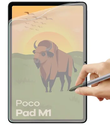 Produktbild von Matte Folie für Xiaomi Poco Pad M1, Bizon Tab Film Sun, 1 Stück