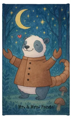 Produktbild von Mr. & Mrs. Panda Handtuch Skorpion Astrologie Design - Weiß - Geschenk, badezimmer, Gästehandtuch 30x50, Klein, Sternzeichen, Kleines, Gästetuch, Geburtstagsgeschenk