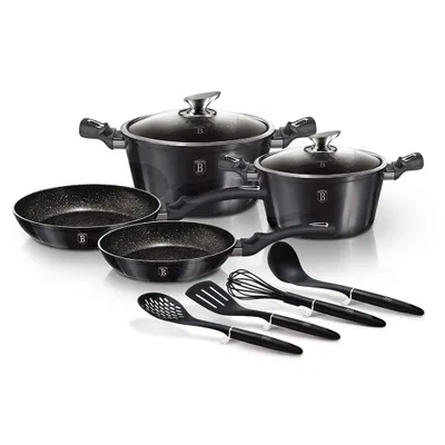 Produktbild von Berlinger Haus BH6917, Gemischtes Set, Karbon, Karbon, Marmor, Schwarz, 20 cm