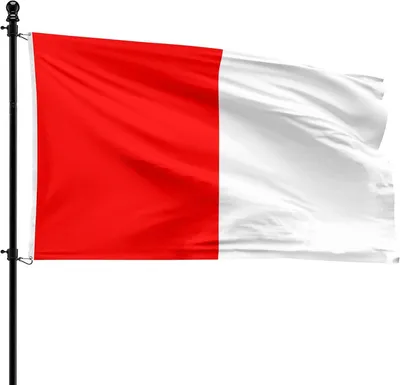 Productafbeelding van Gemeentevlag Pecq, 90 x 150 cm, polyester, geschikt voor vlaggenmast