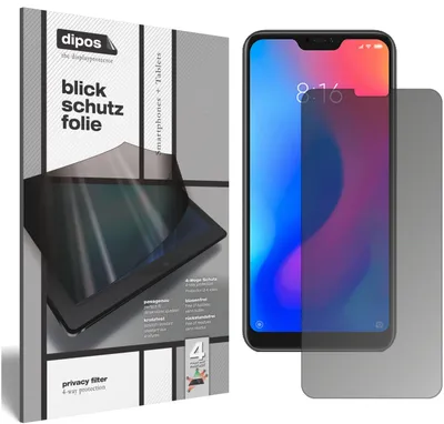 Produktbild von Schutzfolie für Xiaomi Redmi 6 Pro Blickschutzfolie matt Folie Display Schutz