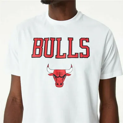 Produktbild von Basketball-T-Shirt New Era NBA Chicago Bulls Weiß - L
