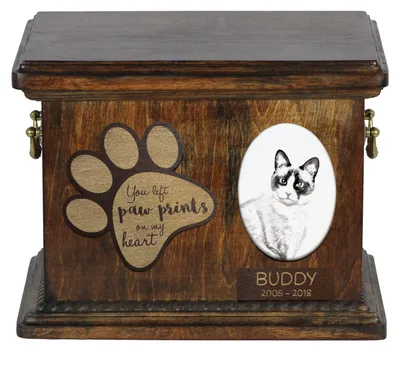 Image de Art-Dog Urne funéraire pour animal – Chat Snowshoe