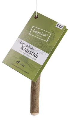 Produktbild von Chewies Kau-Knochen Hunde-Spielzeug aus Olivenholz, 100% natürliches Hundezubehö