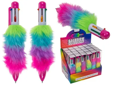 Produktbild von OOTB Kugelschreiber Plush Rainbow