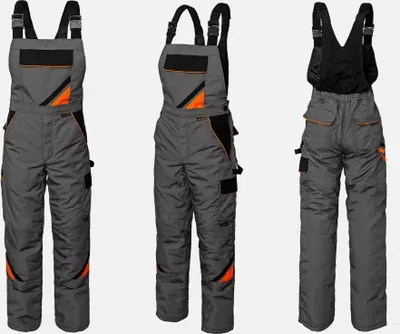 Produktbild von Winterlatzhose Latzhose Arbeitslatzhose Sicherheitshose gefüttert (WIN-PROF-LAT) Gr. 54