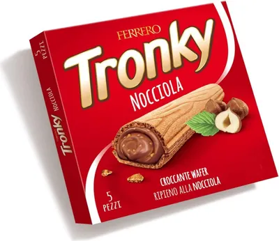 Produktbild von 6x FERRERO Tronky 5x 20g packung Riegel Haselnuss Schokoriegel kekse kuchen schoko waffeln