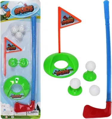 Produktbild von Kinder Golf Set Spielzeug für Minigolf - aus Kunststoff