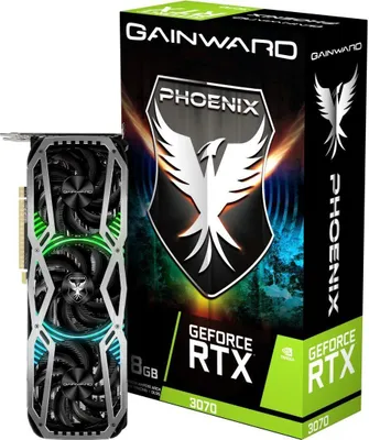 Produktbild von Gainward GeForce RTX 3070 Phoenix 8GB GDDR6 Gaming grafische kaart 3xDP/HDMI, 4.71056E+12