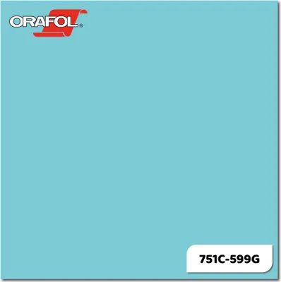 Produktbild von ORAFOL ORACAL 751C Meterware - 599 PASTEL-TURQUOISE - 31,5 x 100cm
