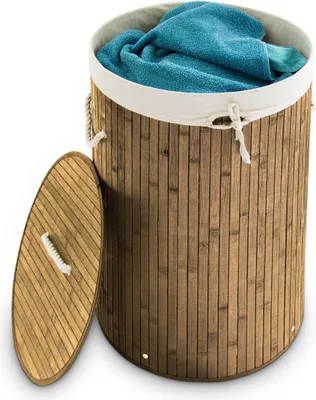 Image de Panier à linge en bambou RD19051, brun clair