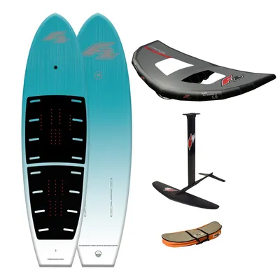 Produktbild von F2 Set Foilboard Glide Ex 100L mit Alu Foil 1700 + Allround Wing 4qm