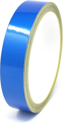 Image de Bande décorative 10 m 12 mm réfléchissante bleue Bande décorative pour voiture, moto, bateau, modélisme Bande adhésive