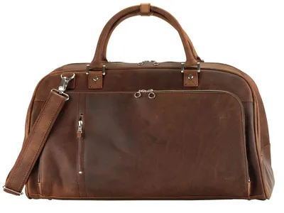 Produktbild von Harolds Leder Reisetasche Weekender Sporttasche Ledertasche Antico braun 336003-5