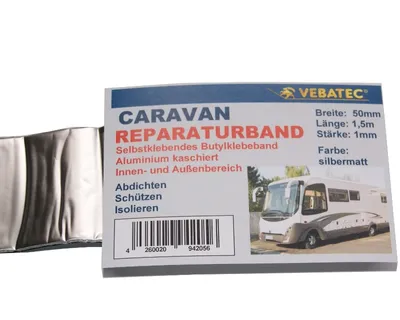 Immagine prodotto di Vebatec CARAVAN Reparaturband Alu-silbermatt 50mm x 1,5m