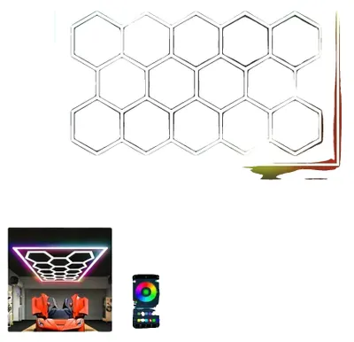 Image de Lampes LED, luminosité réglable, installation facile, 14 couleurs RGB