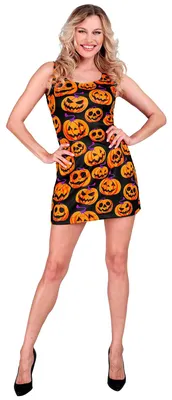 Produktbild von Halloween Kleid Damen W WIDMANN MILANO, Party Fashion, Gr. S-M, Schwarz