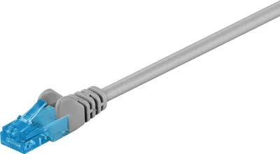 Produktbild von CAT 6A Patchkabel, U/UTP, grau Kupferleiter (CU), halogenfreier Kabelmantel (LSZH)
