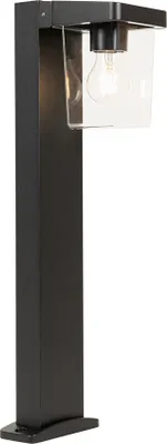 Zdjęcie produktu dla Nowoczesna lampa podłogowa zewnętrzna czarna 60 cm IP54 - Chimay