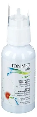 Produktbild von TONIMER Halspray mit Zink und pflanzlichen Extrakten für Mund- und Rachenraum, 15 ml