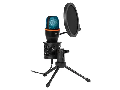 Obrázok produktu pre Blow Štúdiový mikrofón so statívom LED