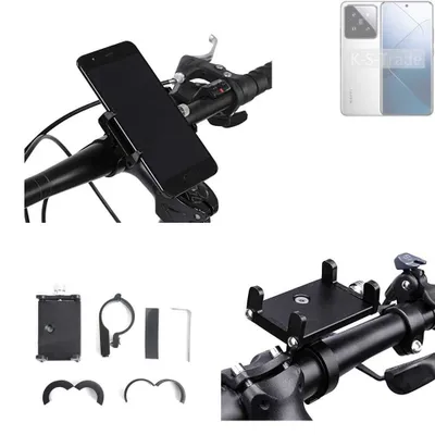Produktbild von K-S-Trade Handyhalterung für das Fahrrad kompatibel mit Xiaomi 14 Halter Lenkstange Fahrradhalterung Motorrad Bike Mount Befestigung Smartphone Handy
