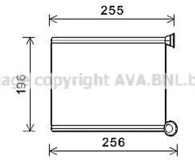 Produktbild von PRASCO CN6281 Wärmetauscher Innenraumheizung Kühler passend für PEUGEOT 308 SW I (4E, 4H) 308 I Schrägheck (4A, 4C) 308 CC (4B) RCZ Coupe für CITROËN