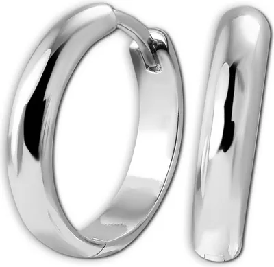 Produktbild von SilberDream silberfarben SilberDream Ohrringe Damen 925 Silber Creolen SDO4431J