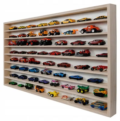 Produktbild von Wandregal für Spielzeugautos, Figuren, Spielzeug und Soldatchen, Organizer