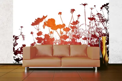 Produktbild von Vlies Fototapete BLUMENTEXTUR 375 x 250 cm (inkl. Kleister) - Vlies Tapete, Wandtapete, Wandbilder - Tapete für Wohnzimmer Schlafzimmer, Büro, Küche - Montagefertig