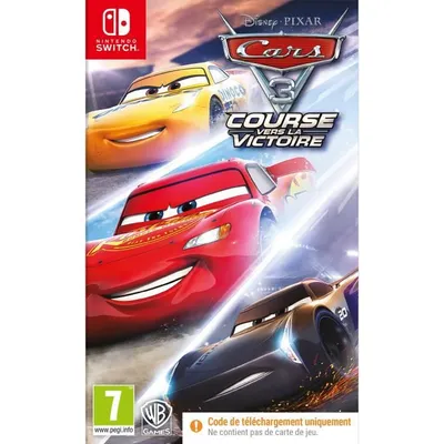 Produktbild von Warner Bros. Games Cars 3 : Driven to Win - Code in a Box, Nintendo Switch, E10+ (Jeder über 10 Jahre), Download