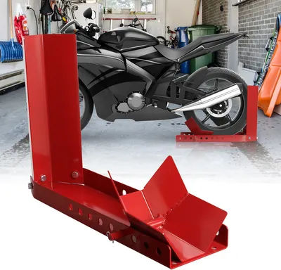 Obrázok produktu pre Stojan na motocykel TolleTour ako montážna pomôcka pre predné koleso, vhodný pre pneumatiky 8-24 palcov