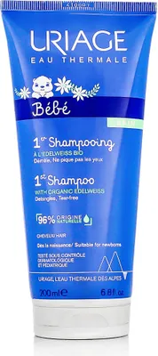 Produktbild von Uriage Bébé 1st Shampoo, mildes Babyshampoo, 200 ml