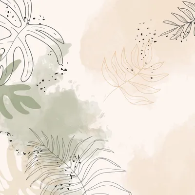 Produktbild von Wallario Möbeldesign / Aufkleber, geeignet für Ikea Lack Tisch - Botanisches Aquarell in 55 x 55 cm