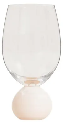 Produktbild von HOMLA PALLORA Glas mit milchig-beiger Kugel 0,4 l