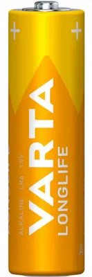 Produktbild von Varta Longlife AA Folie 40, Einwegbatterie, AA, Alkali, 1,5 V, 40 Stück(e), Blau, Gold