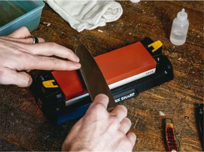 Imagen del producto de Piedra de afilar Work Sharp 1000/6000 con base